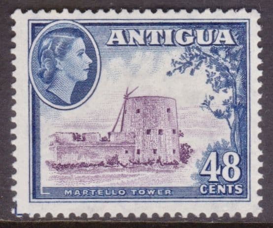 ANTIGUA SG130 mint. 1953 48c. Cat. £15
