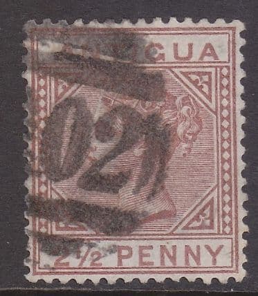 ANTIGUA SG22. 1882 2½d. Cat. £55