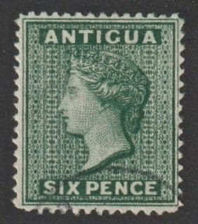 ANTIGUA SG29 1884-87 6d c. £130