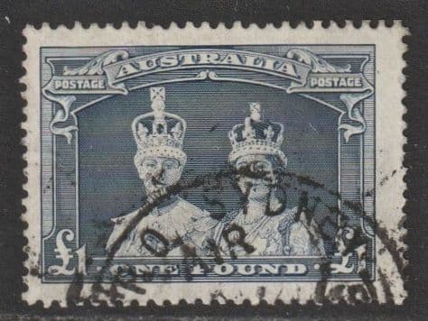 AUSTRALIA SG178 1938 £1 c. £35