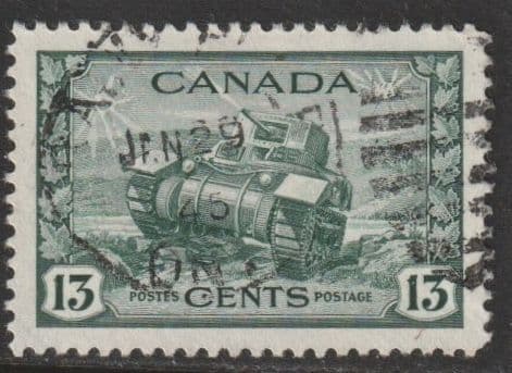 CANADA SG384 1942 13c c. £13