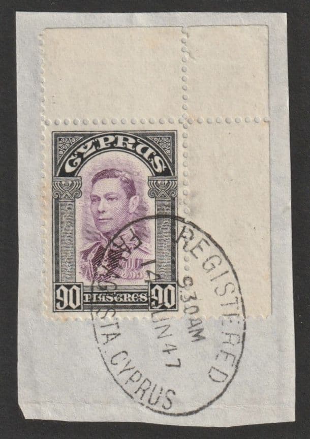 CYPRUS SG162 1938 90pi c. £10