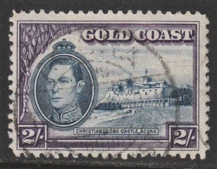 GOLD COAST SG130 1938 2/- p12x11.5 c. £30